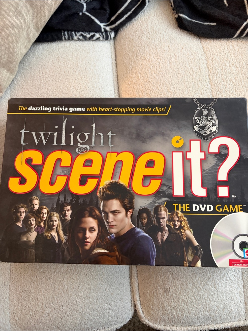 Mattel Twilight Scene It? DVD Game - Black, Yellow, Red